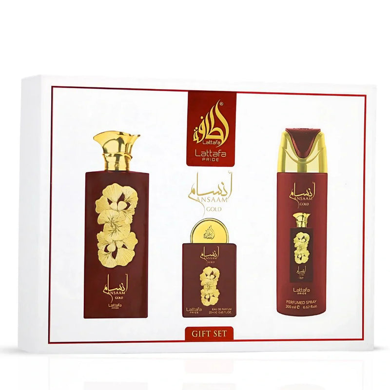 Ansaam Gold Eau de Parfum Conjunto De 3 pc
