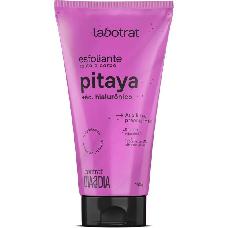 Esfoliante Corpo e Rosto 150g Pitaya e Acido Hialurônico - Labotrat
