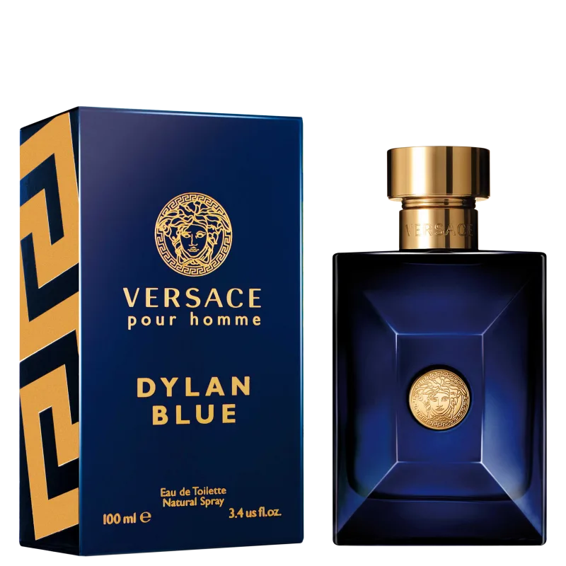 Perfume Dylan Blue Pour Homme Versace Eau de Toilette - 100ml