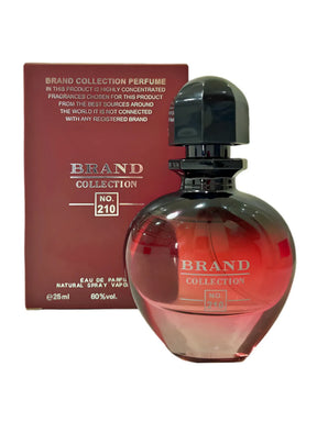 Brand Collection 210 - Paco Rabanne Black XS Feminino 25ml