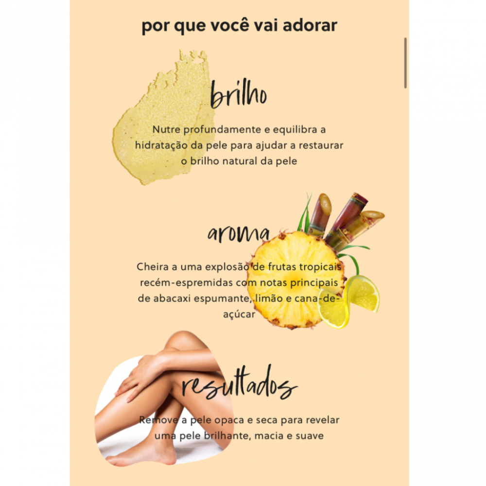 Esfoliante Tree Hut Pineapple (Abacaxi) 510g
