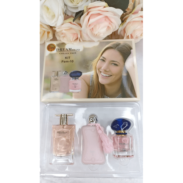 Kit n° 10 com 3 Perfumes - Dream Brandcolletcion