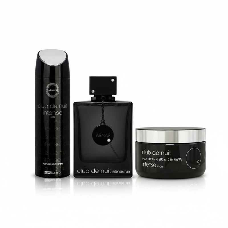 Club De Nuit Intense 100ml + Pasta Corporal 200g + Spray Corporal 200ml